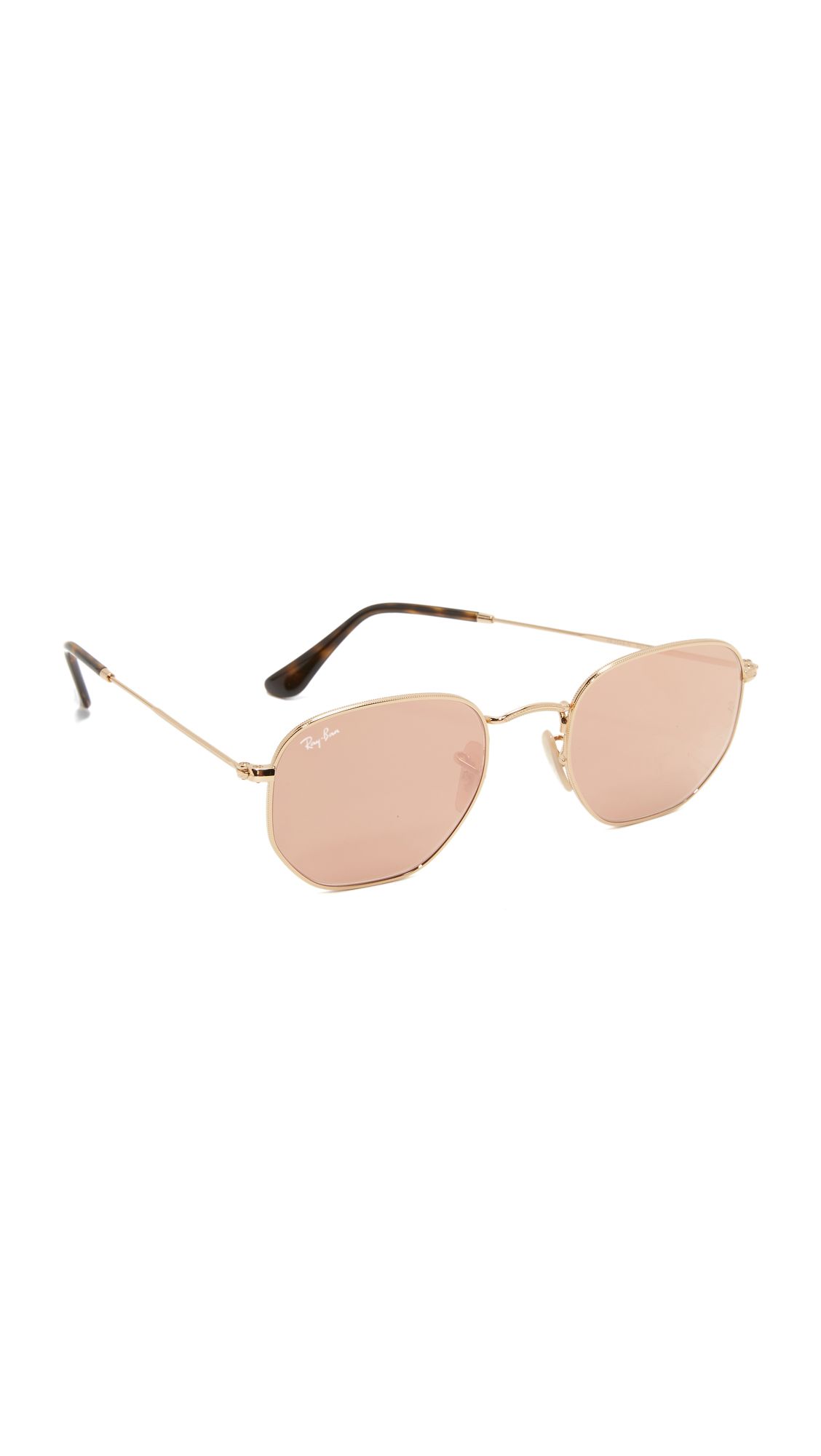 Octagon Mirrored Sunglasses | Shopbop