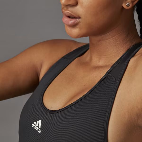 Believe This 3-Stripes Medium Support Rib Bra | adidas (US)