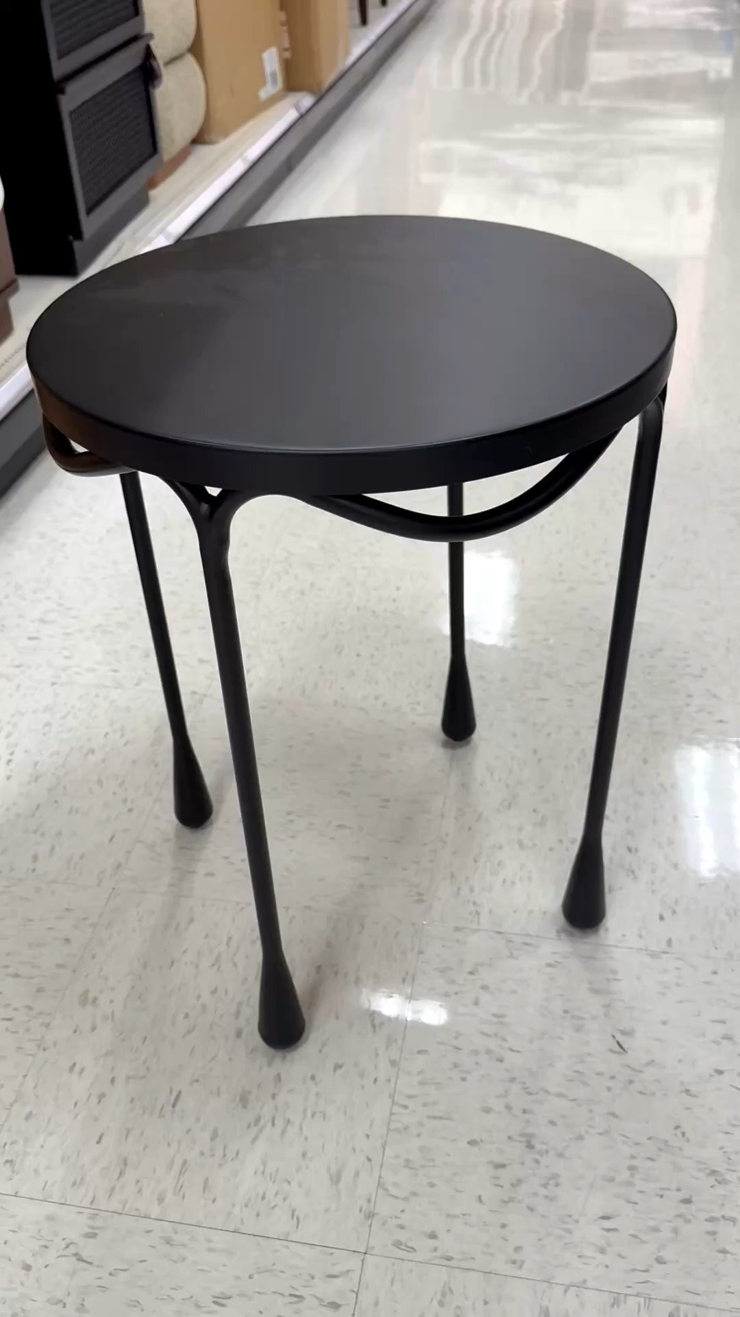 It If I had the space I think I would collect side tables the same way some women collect purses and lipsticks. They’re a weakness for me, and this black metal accent table has a bit of whimsy and charm for year-round use. I especially like the teardrop legs. 🖤

It’s metal so if you like the shape but not the color, spray paint it something else!

And if you’re a mosaic artist, this would also make a fun substrate for your tile work. For mosaic tips, tutorials + inspiration please visit my YouTube channel: YouTube.com/julieweilbacher, and follow @julieweilbacher on Instagram.

#sidetable #accenttable #endtable #blacksidetable #target #smallspacefurniture #plantstand #apartmentfurniture

#LTKHome #LTKU