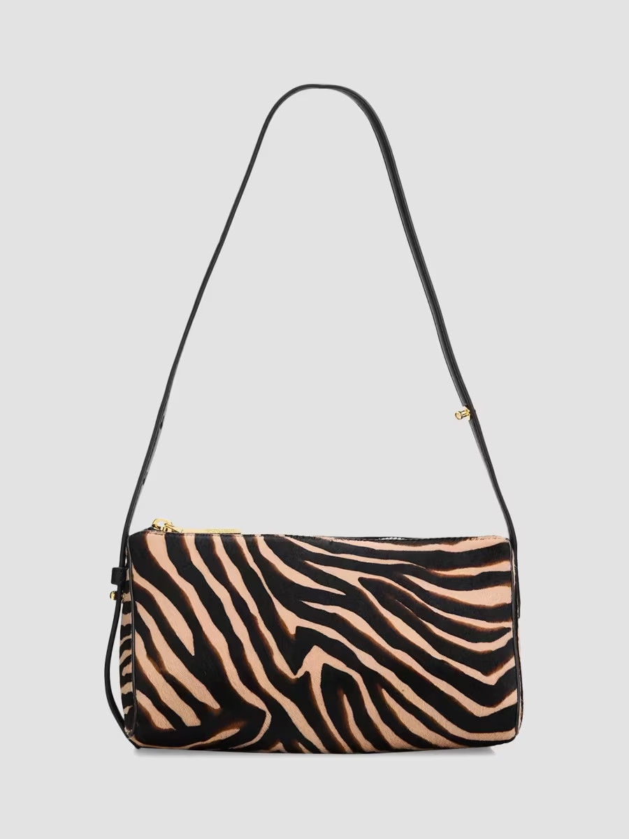 Veronica Beard Women's Ziger Prism Calf Hair Shoulder Bag - Tan | Saks Fifth Avenue