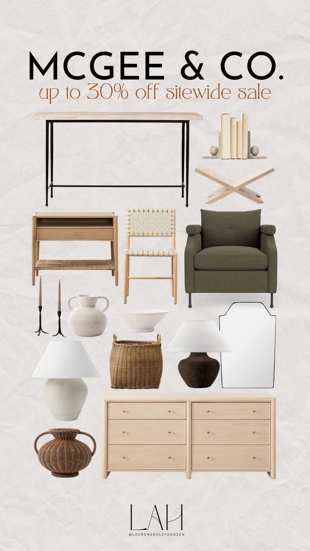 McGee & Co. has started their Black Friday sale!! Save up to 30% off sitewide right now which includes a few of my favorite pieces in our home! Our console table, my favorite lamp, our cabinet styling pieces, and more! 

#LTKHome #LTKSaleAlert #LTKCyberWeek