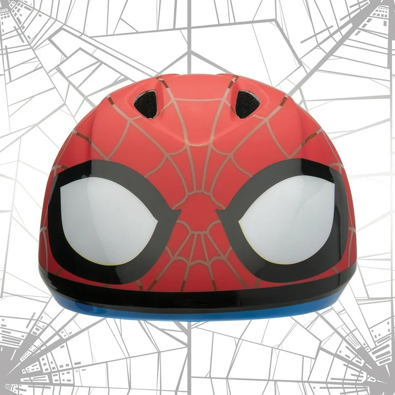 Marvel Spider-Man Spidey Eyes Bell Bike Helmet, Red, Toddler 3+ (48-52cm) | Walmart (US)