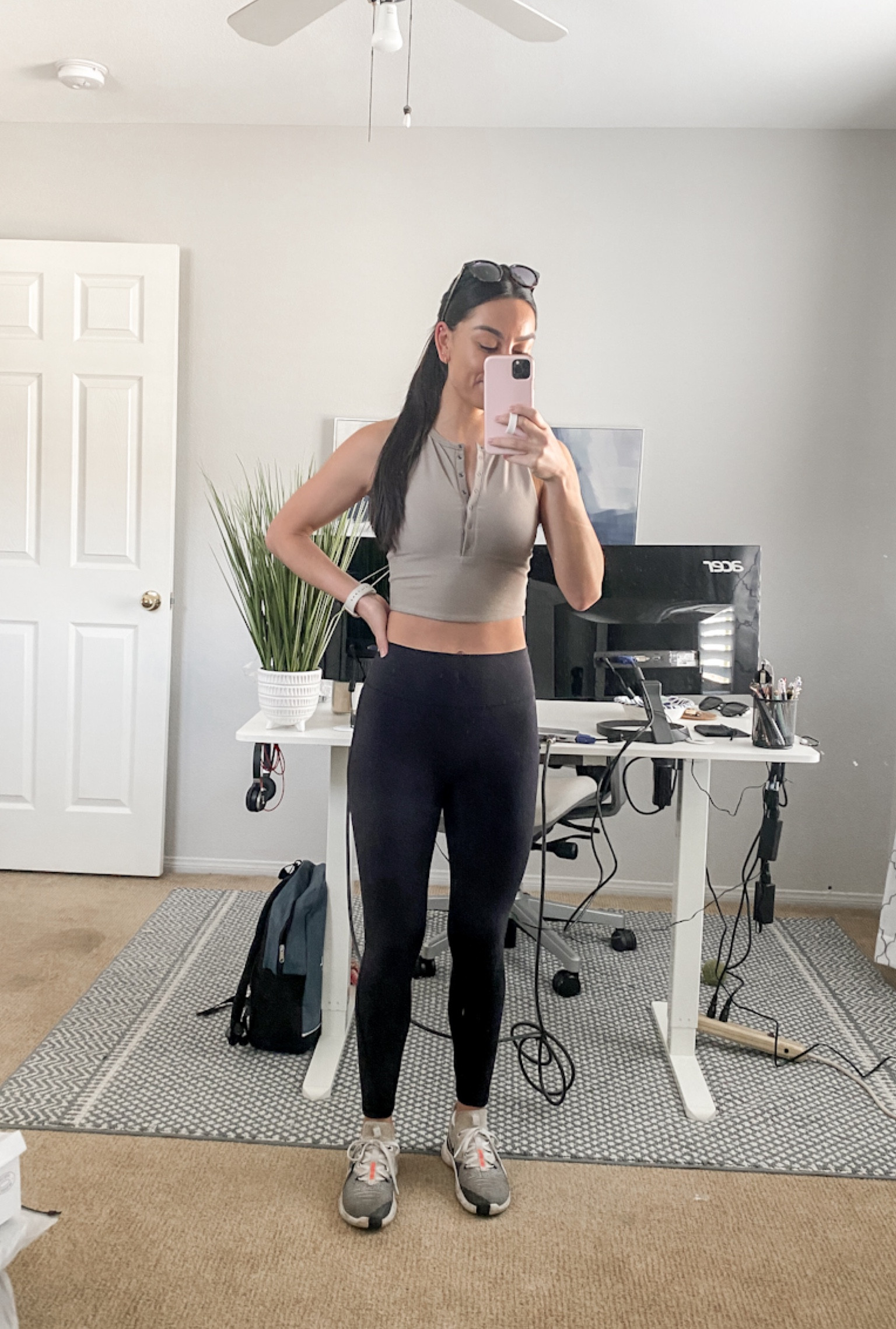 Today’s hiking outfit! 

Top | size small
Shoes | size 6.5 

These leggings are from Acta wear (@acta.wear) and are not linkable but my code for their site is AmberG15

#hikingoutfit #hikeoutfitinspo #workoutoutfit

#LTKunder100 #LTKunder50 #LTKfit