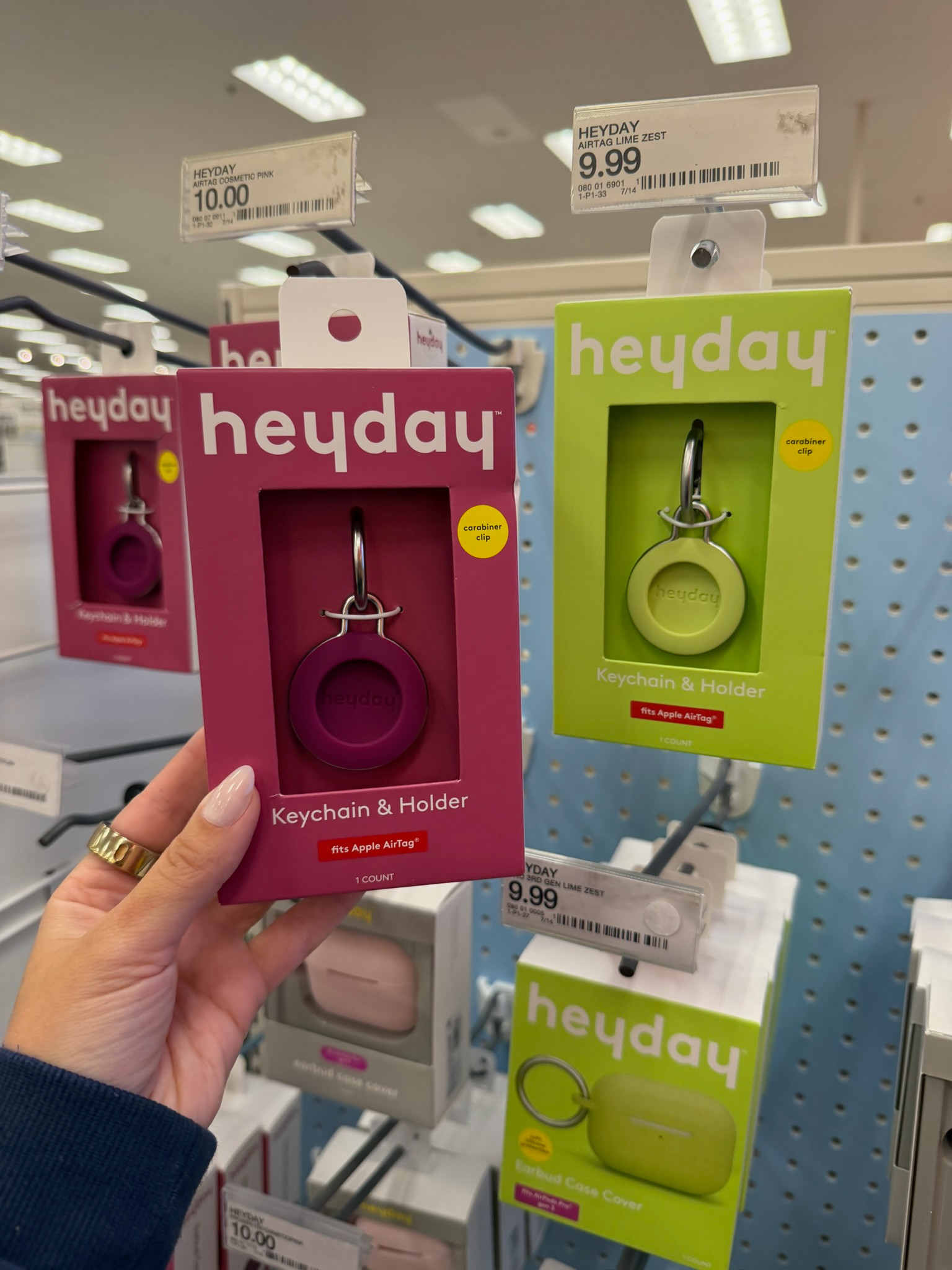 These new Heyday AirTag holders are so cute! Loving the bright pink and lime green colors - perfect for keeping track of your keys, bags or luggage 💗💚

wedding guest dress summer, country concert outfits, summer outfits over 40, teacher outfits, summer dresses, back to school outfits, vacation outfits beach, date night outfits, business casual workwear, concert outfit ideas
 

 #LTKSeasonal #LTKTravel