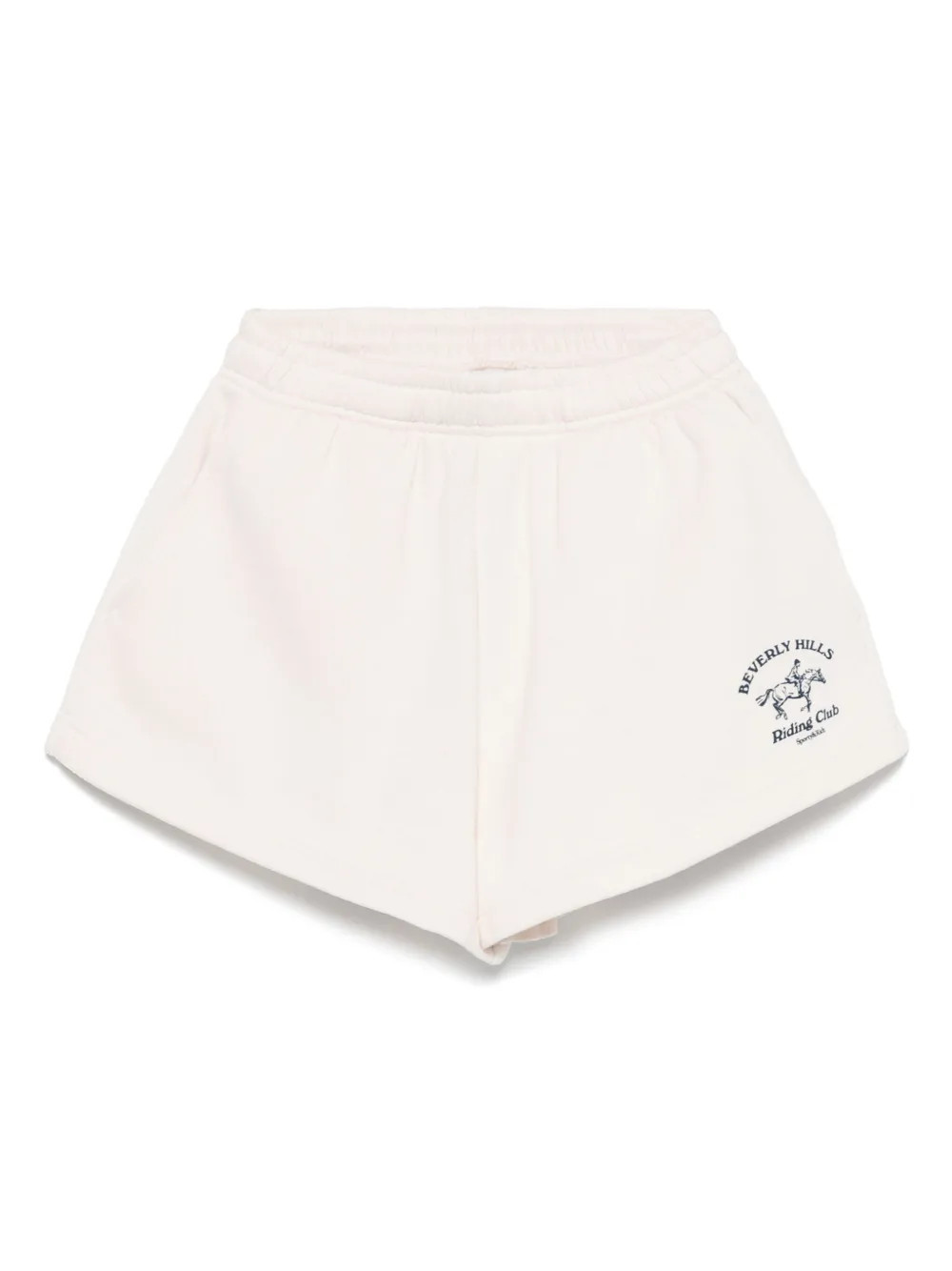 Sporty & Rich Beverly Hills Riding Club Soft Disco shorts - Neutrals | Farfetch Global