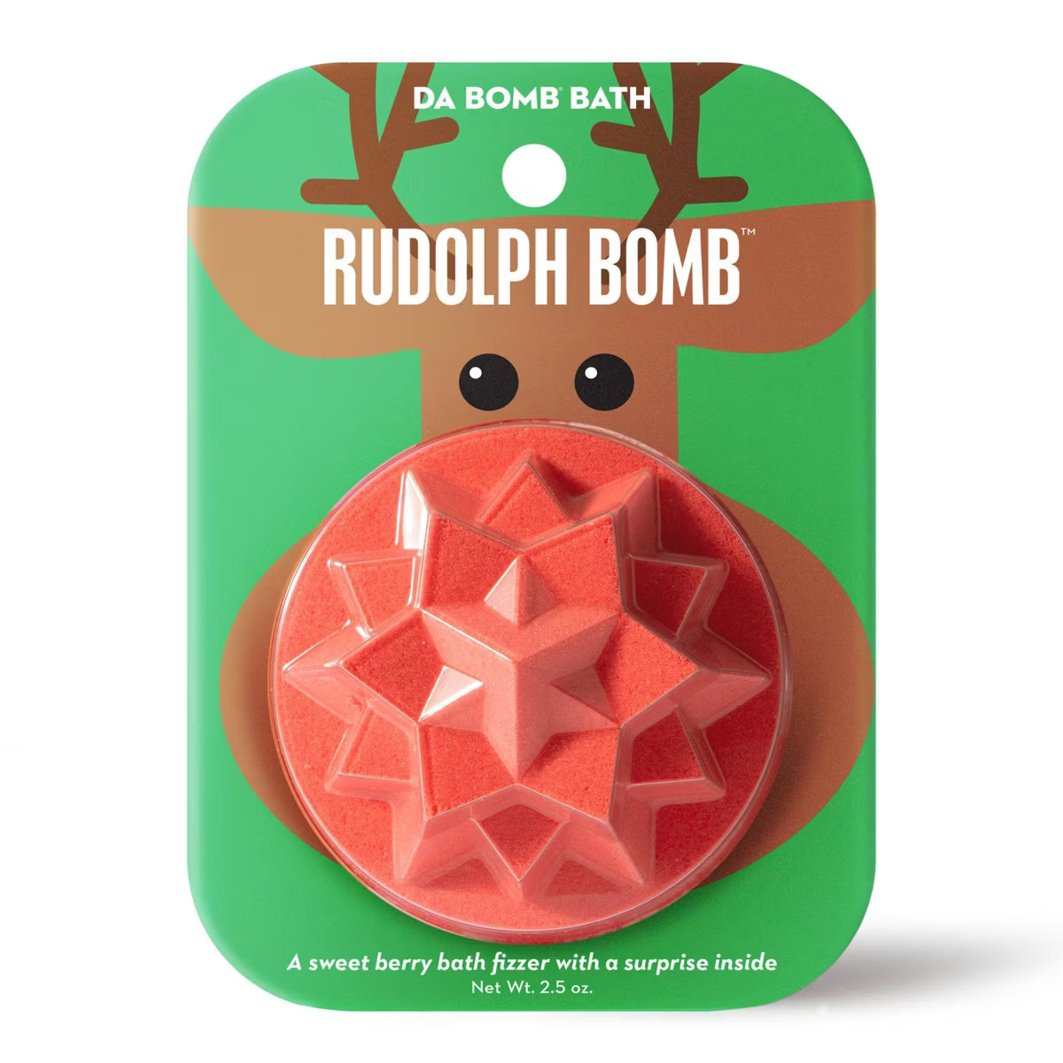Da Bomb Bath Fizzers Stocking Stuffer Rudolph-Star Bath Bomb - 2.5oz | Target