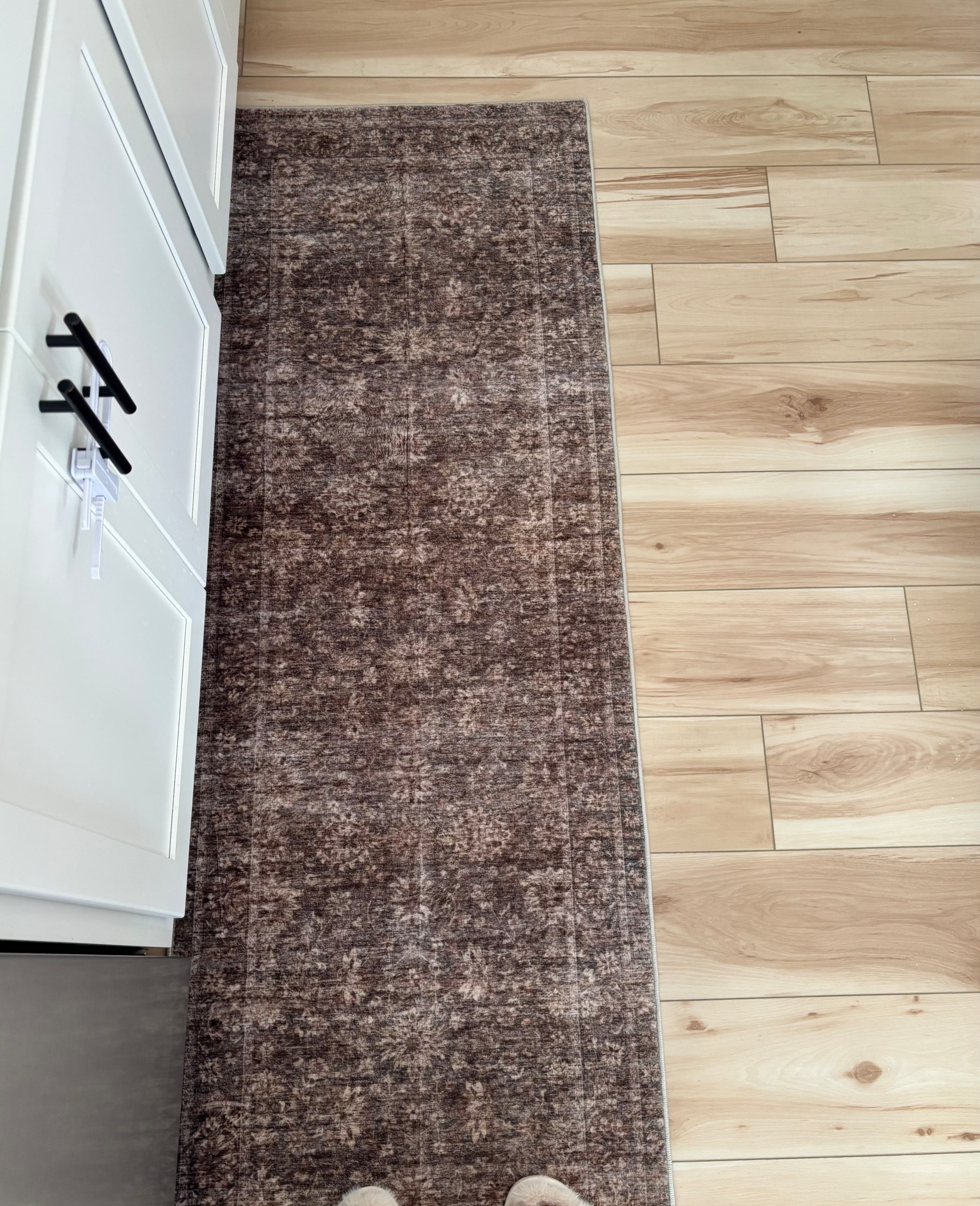Soft and affordable runner!!! This is 2x6 in the color “Brown & gold"
Comes in different colors and sizes!!

#LTKHome #LTKFindsUnder50