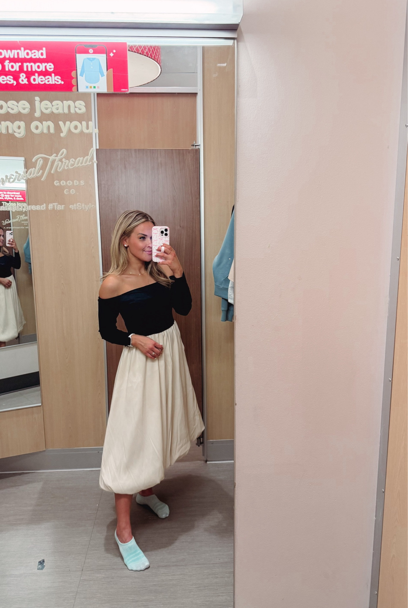 How pretty is this off the shoulder dress!!! Perfect for the holidays or NYE 😍

Seasonal, under $50, Target, shopping, dress, black and cream, off white, simple, elegant, affordable 

#LTKSeasonal #LTKFindsUnder50 #LTKHoliday