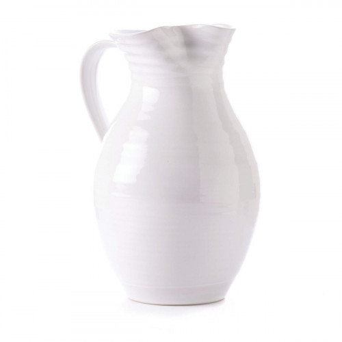 Simon Pearce Belmont Pottery Pitcher - L - Dove | Gracious Style