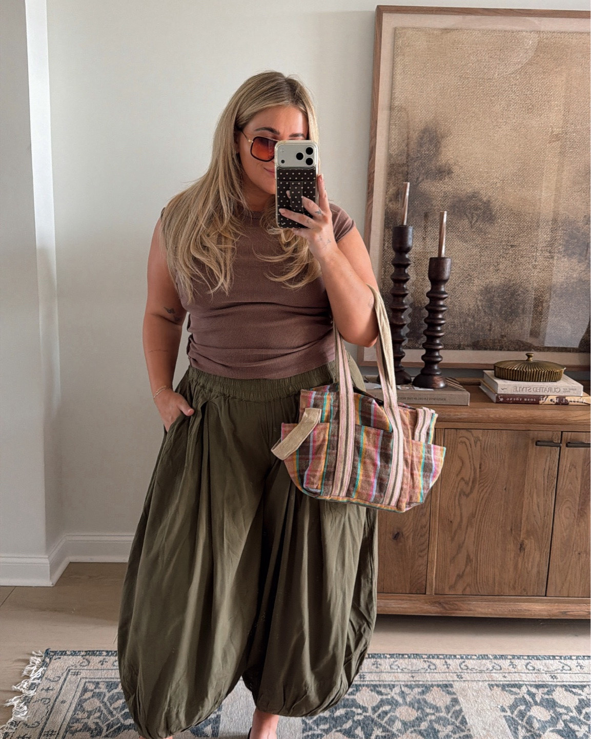 Free people outfit🤎 Top and pants are large but probably could’ve done an XL pant while postpartum

#LTKMidsize #LTKootd #LTKmomlife