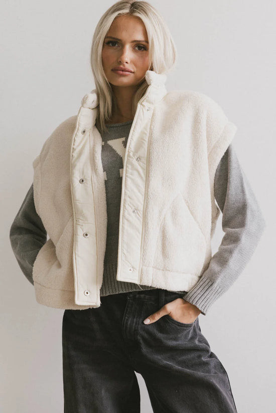Samirah Sherpa Vest - FINAL SALE | Böhme US