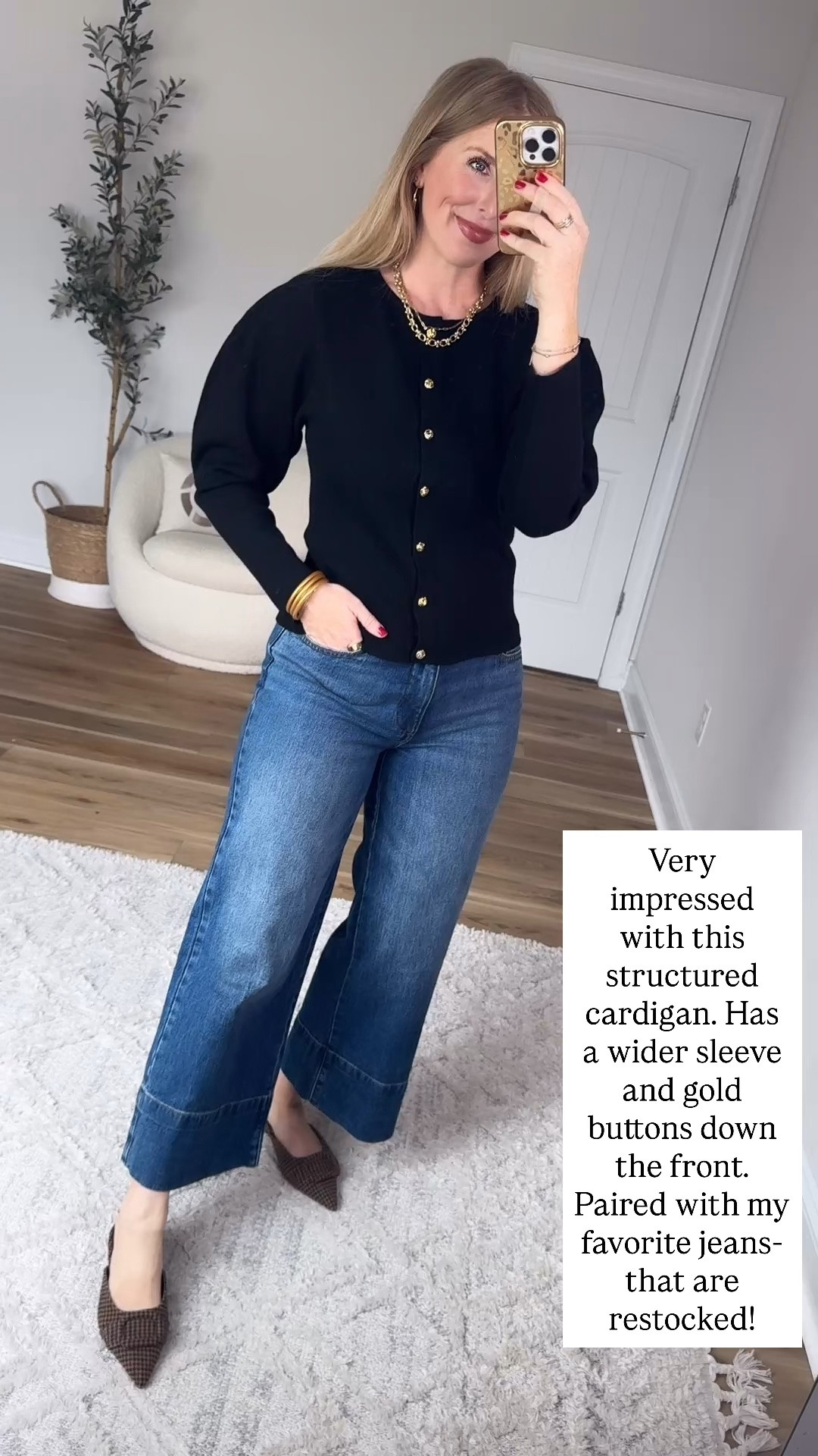 Walmart try on, Walmart outfit, black structured cardigan

#LTKootd
