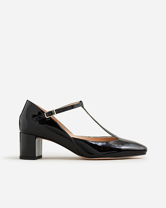 Millie T-strap heels in patent leather | J. Crew US