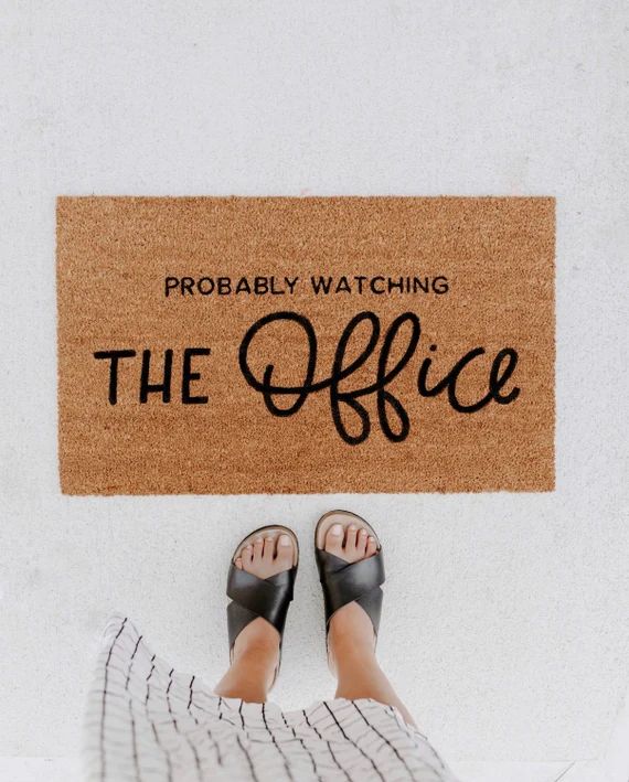 The Office Doormat  welcome mat  hand painted custom | Etsy | Etsy (US)