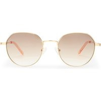 Le Specs Odyssey Gold-Tone Round-Frame Sunglasses | Coggles (Global)