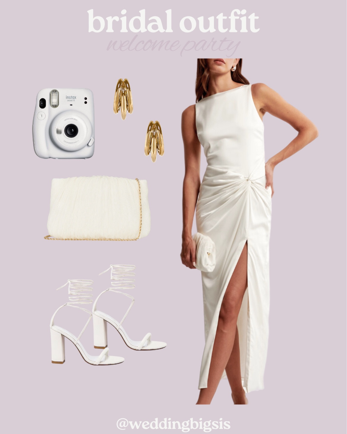 The perfect bridal outfit🤍🫶🏼 welcome dinner dress idea for wedding weekend!

Bridal fashion, bride outfit, outfit inspiration, outfit idea, honeymoon, wedding, rehearsal dinner, welcome dinner, bridal shower dress, white dress, white outfit, white shoes, bridal accessories 

#LTKSeasonal #LTKwedding