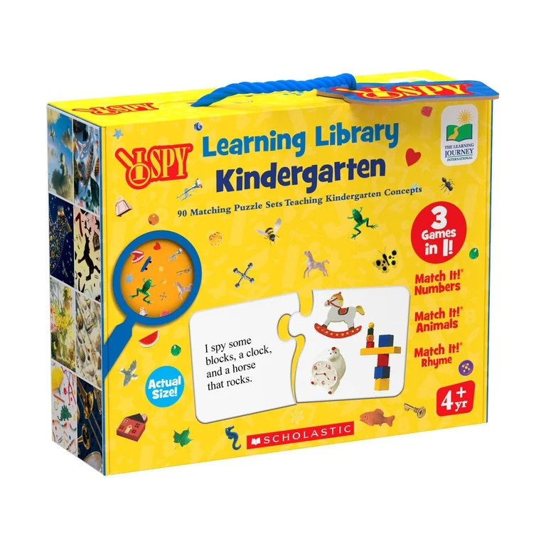 The Learning Journey Learning Library - I SPY - Kindergarten | Walmart (US)