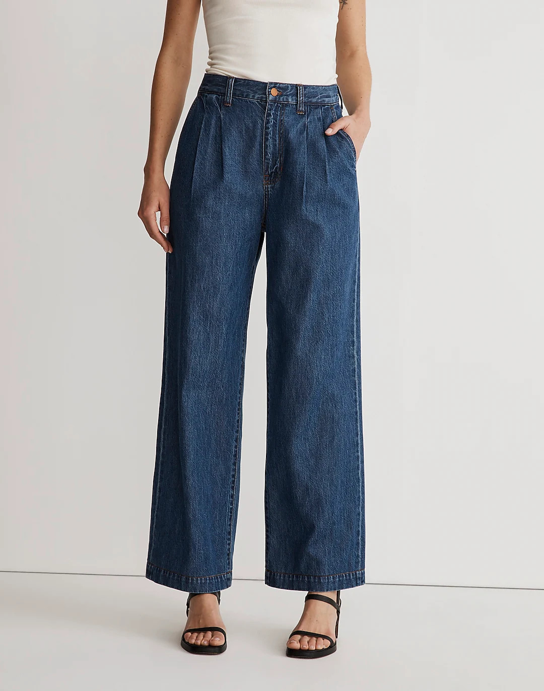 The Harlow Wide-Leg Jean in Fairson Wash | Madewell