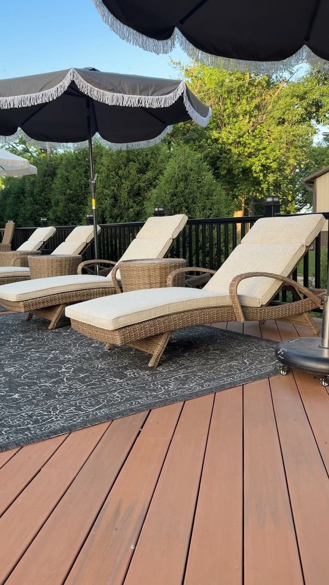 Elevated Pool Deck

Pool Decor | Above Ground Pool Deck | Outdoor Patio Furniture | Fringe Tilt Umbrella | | Backyard Patio | Backyard Furniture | Backyard Pool | Backyard Decoration | Outdoor Pillows | Outdoor Decor | Waterproof Outdoor Rug 8x10 | Poolside Decor | Outdoor Chaise Lounge Chair with Cushions | Outdoor Tanning Area | Outdoor Bean bag Chair | Outdoor Ottoman | Neutral | Taupe | Tan | Beige 

#LTKSeasonal #LTKHome