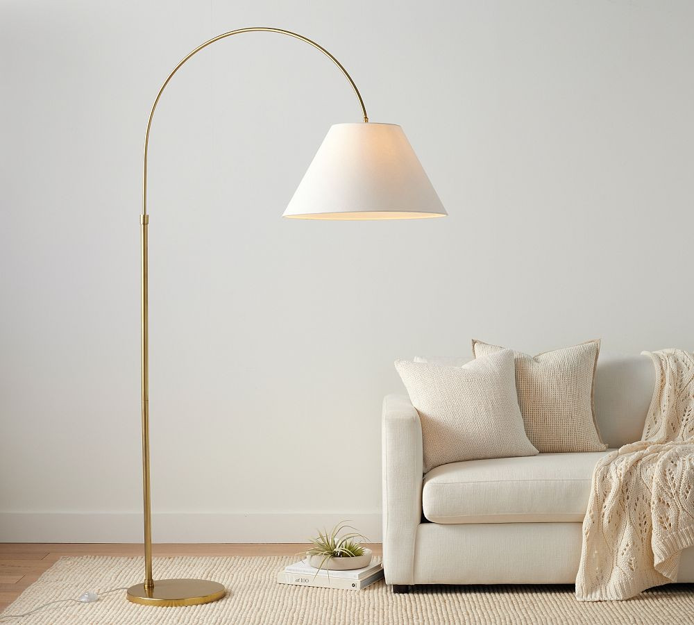 Sinclair Metal Arc Sectional Floor Lamp | Pottery Barn (US)