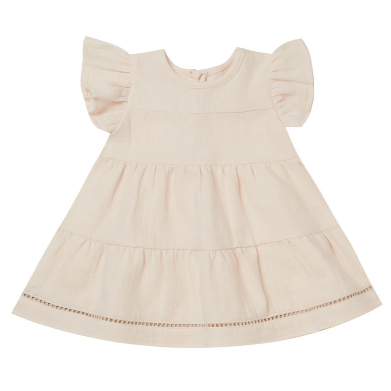 Short Sleeve Belle Dress, Natural | SpearmintLOVE