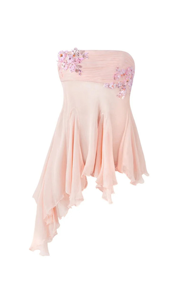FAIRY TUBE TOP IN PEACH | Stolen Stores | CULT MIA | CULT MIA UK LTD