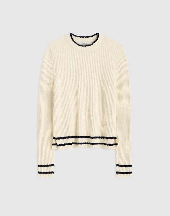 Boucl&eacute;-Knit Crewneck Sweater | Madewell