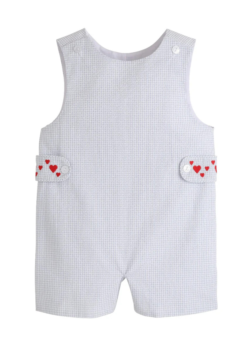 Reversible Button Tab John John - Hearts | Little English