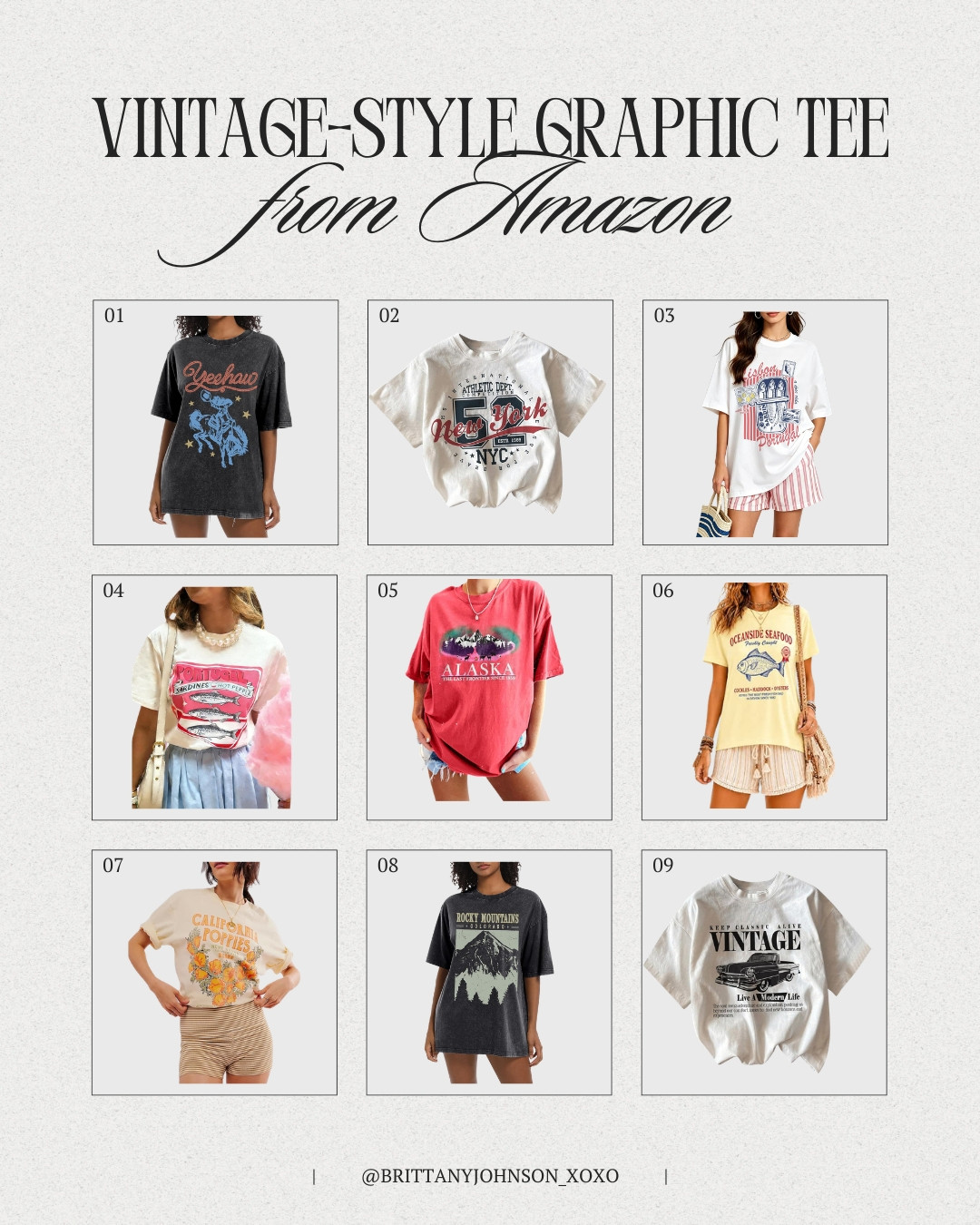 Vintage-style graphic tees are trending on Amazon, and these are so good! Such an easy way to give any casual outfit a fun, effortless feel!! 🤩 

 #LTKootd #LTKSeasonal #LTKSaleAlert