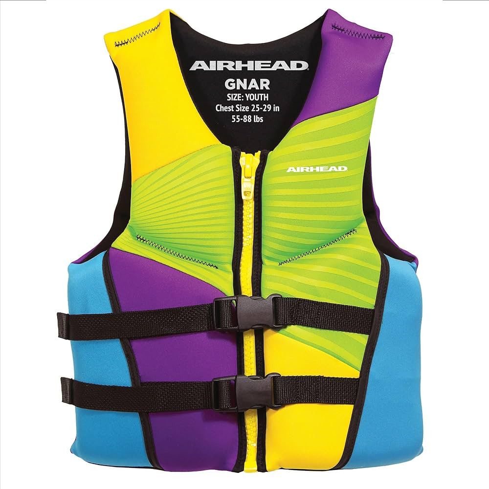 Airhead Gnar Kwick-Dry Neolite Flex Type III Life Jacket, US Coast Guard Approved, Secure Fit, Yo... | Amazon (US)