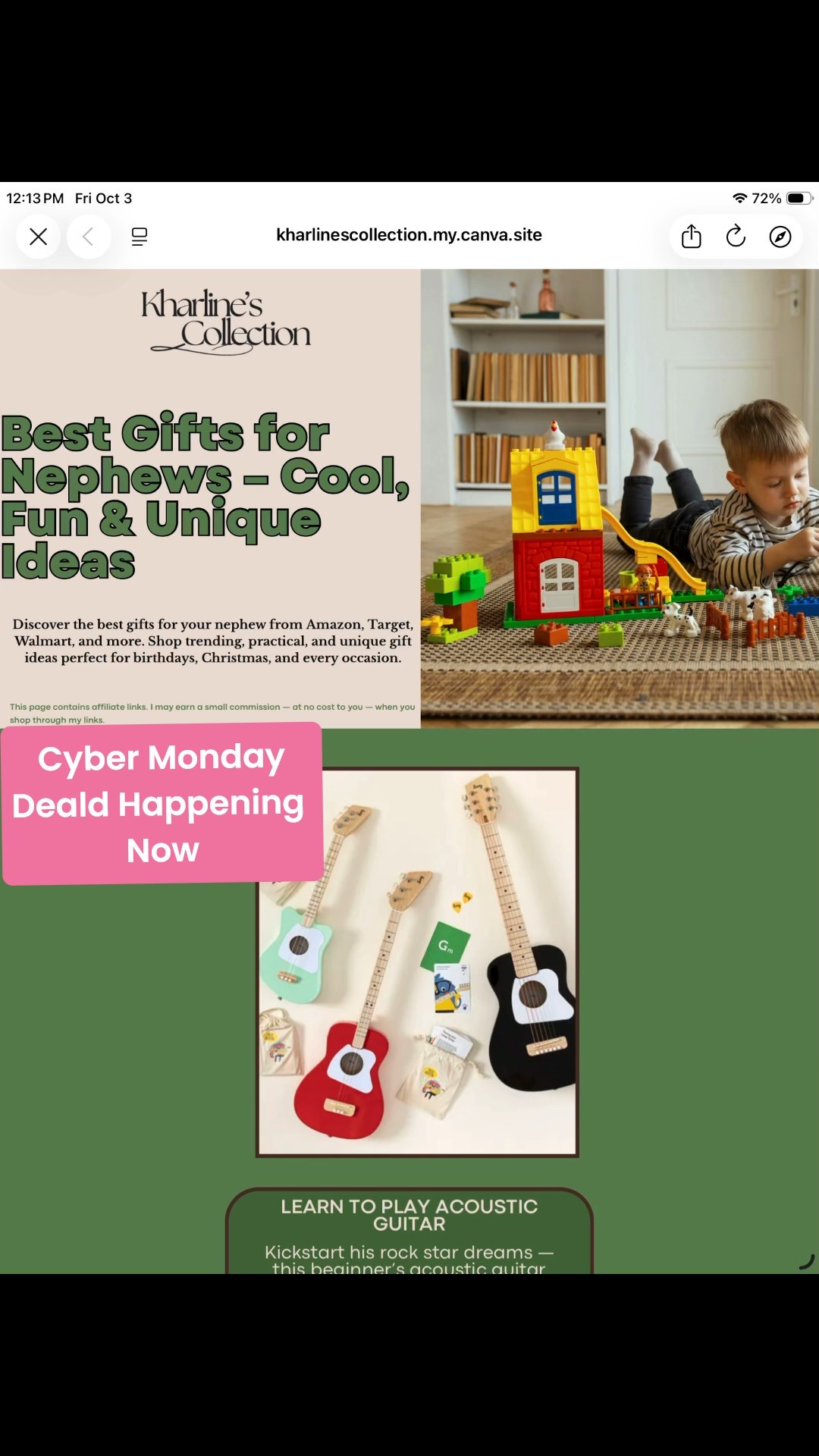 Gifts for your nephew or the tween and younger boys in your life, with fun, practical, and high-energy ideas they will actually get excited about. From building sets and tech toys to cozy hoodies, room decor, and creative activity kits, these picks make holiday gifting simple. Great options for boys who love hands-on projects, sports, gaming, and everyday essentials that feel cool and useful. Perfect for stocking stuffers or thoughtful main gifts.

Cyber monday sales.  

 #LTKCyberWeek #LTKGiftGuide #LTKHoliday