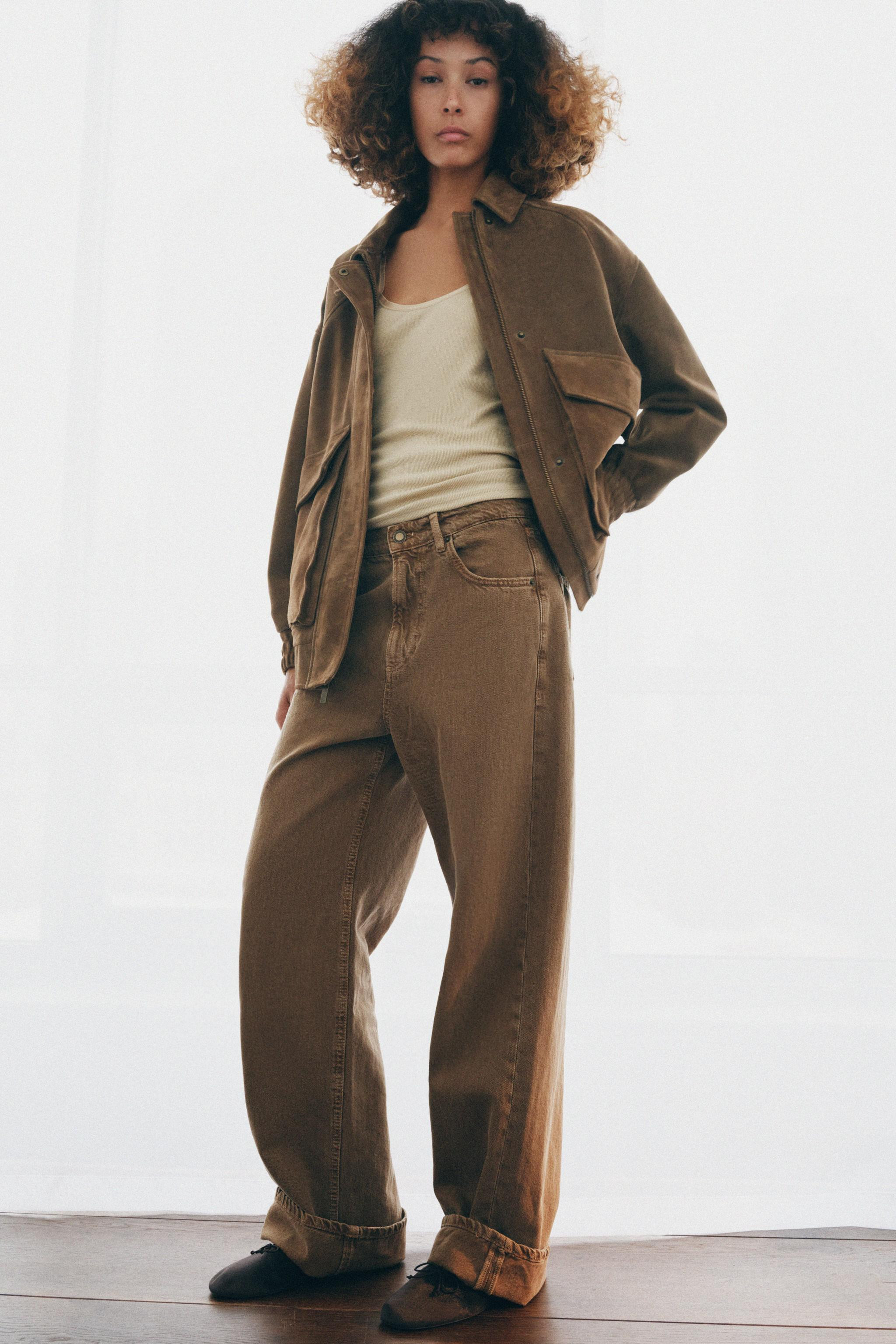 ZW COLLECTION MID-RISE BAGGY JEANS | Zara US