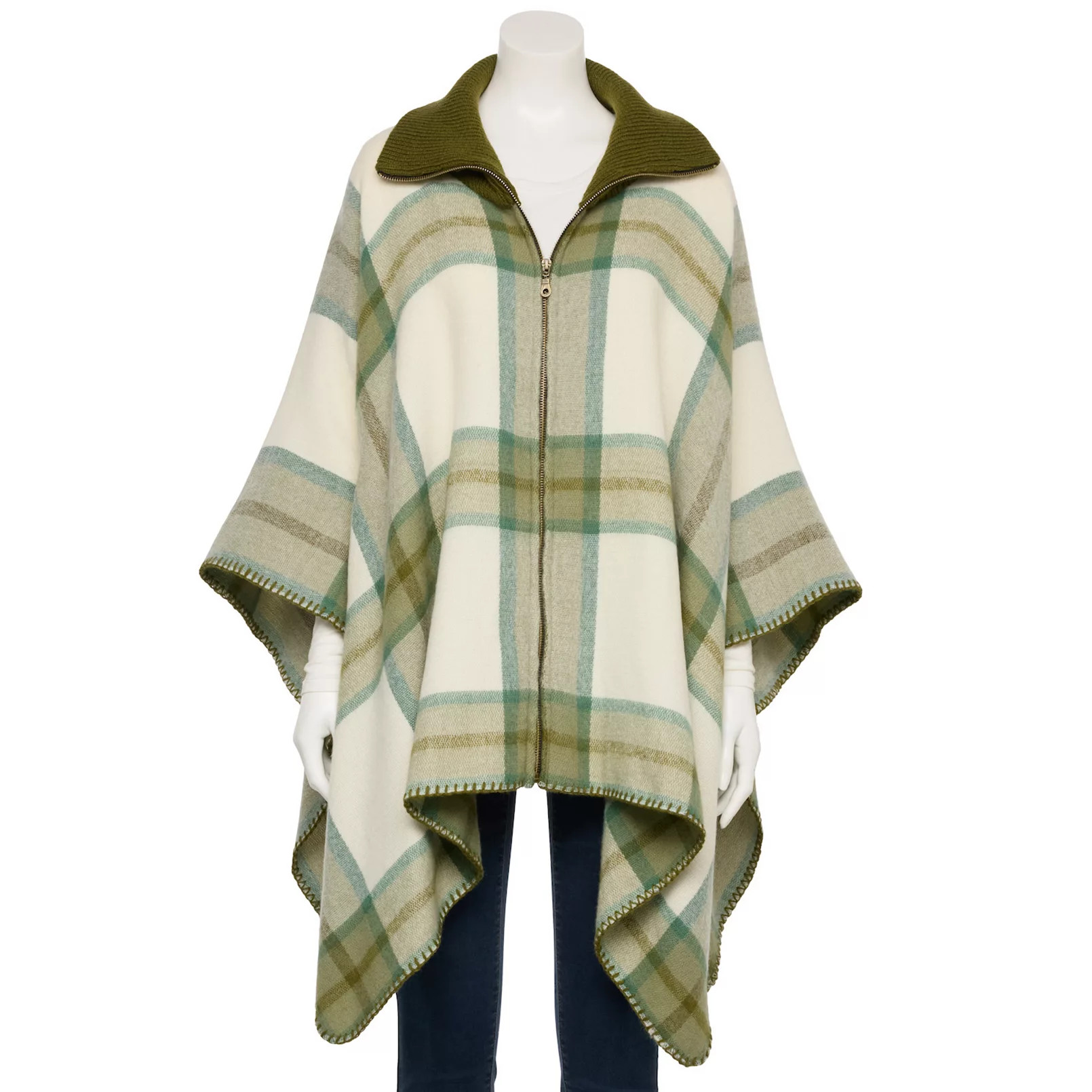 Women's Sonoma Goods For Life® Zip Up Ruana | Kohl's