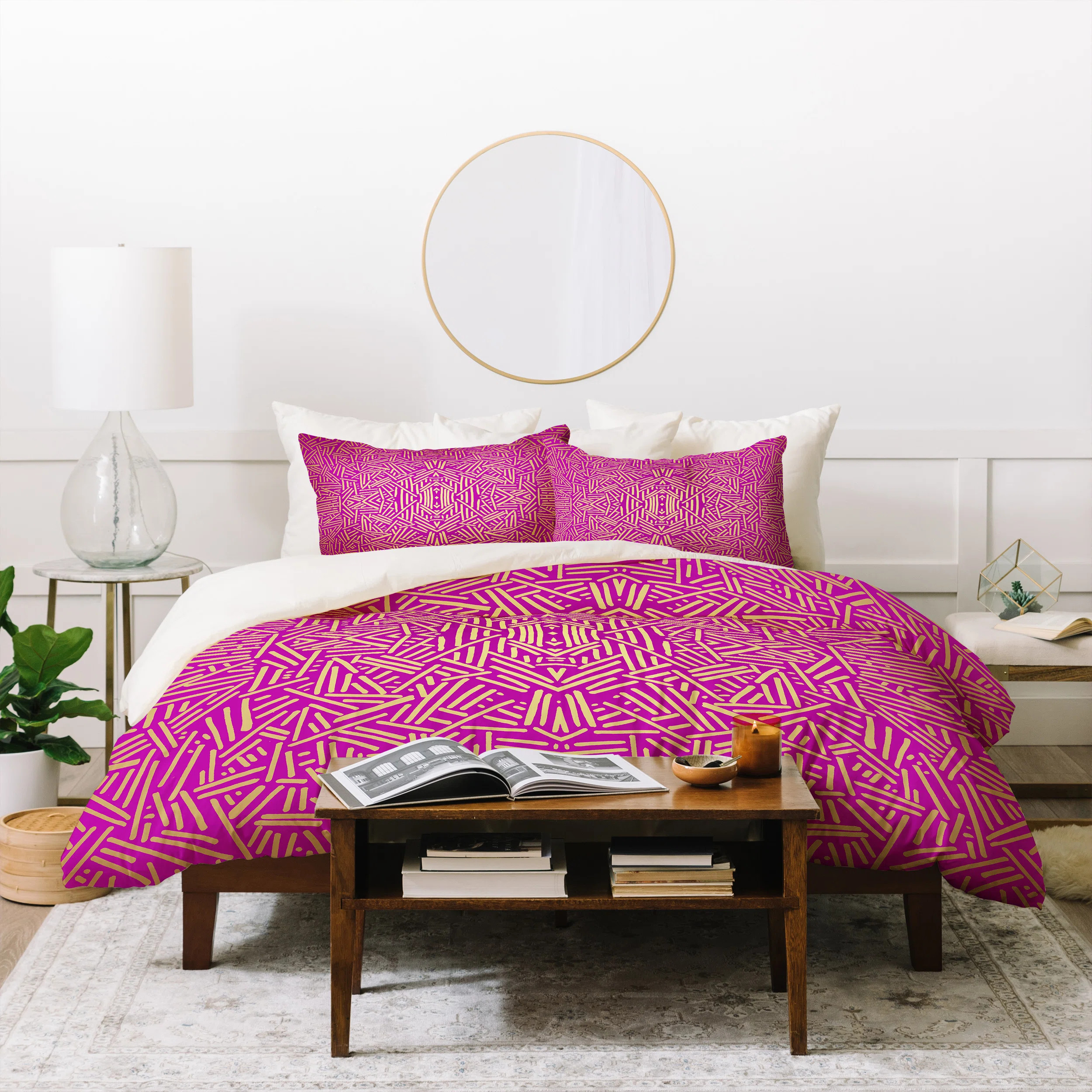 Modern & Contemporary Geometric Shapes Duvet Cover Set | Wayfair North America