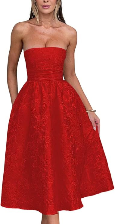 Satin Prom Dresses 2025 A Line Formal Dress Long Elegant Evening Wedding Guest Dresses EEM066 | Amazon (US)