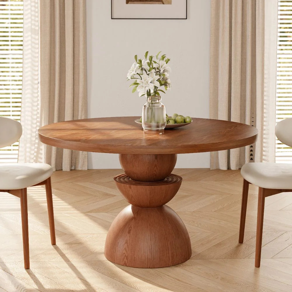 Breakfast Dining Table Sintered Stone & Solid Wood | Wayfair North America
