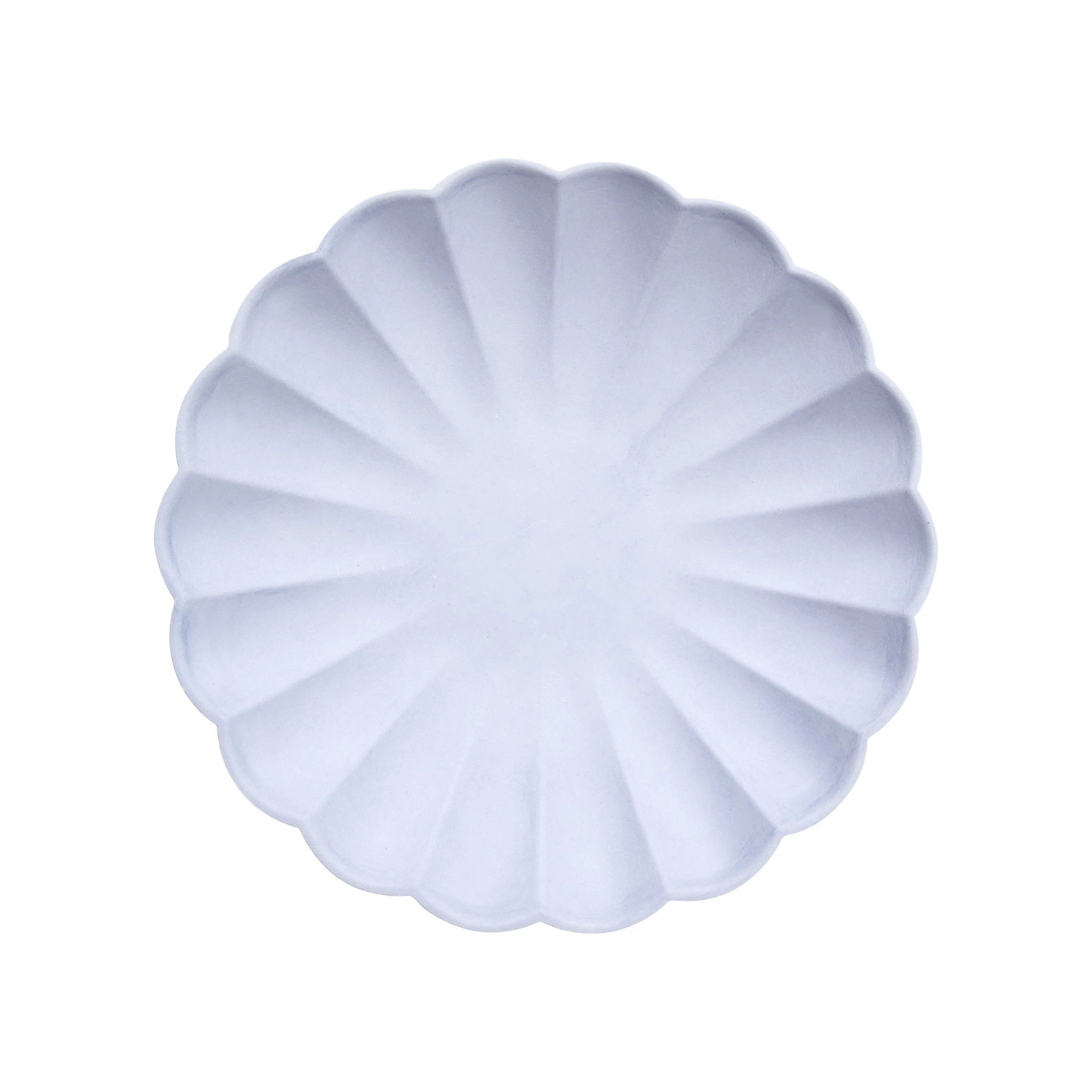 Small Soft Lilac Compostable Plates (x 8) | Meri Meri