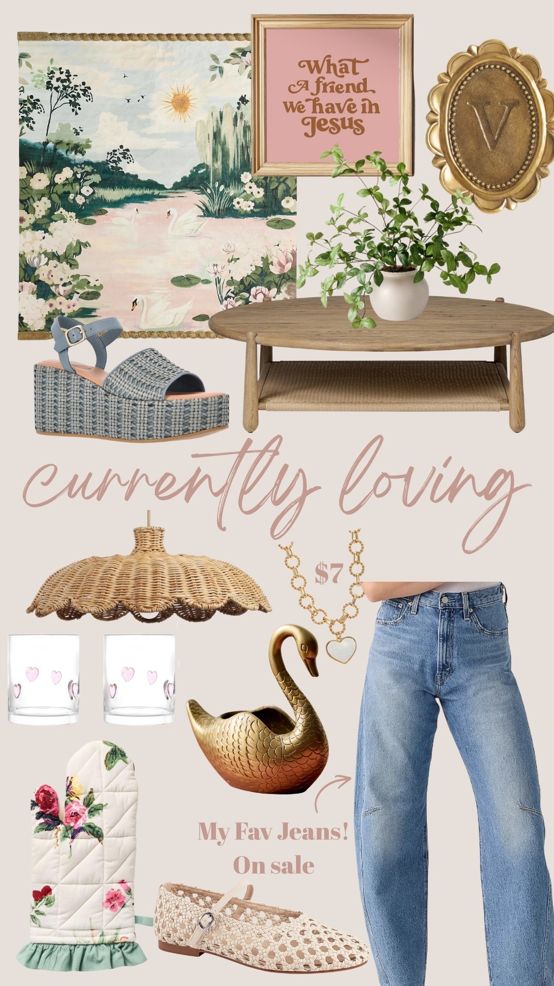 Currently loving!

THEBLOOMINGNEST Anthro Walmart target Etsy art jeans kohls Levi’s pendant decor shoes spring 

#LTKSeasonal #LTKHome