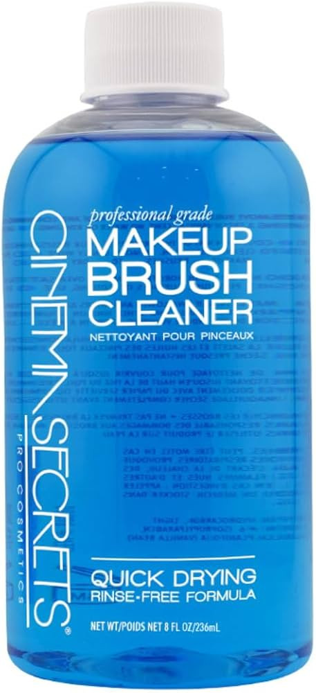 Cinema Secrets Original Blue Vanilla Makeup Brush Cleaner Solution - Professional Cleanser for Ma... | Amazon (US)