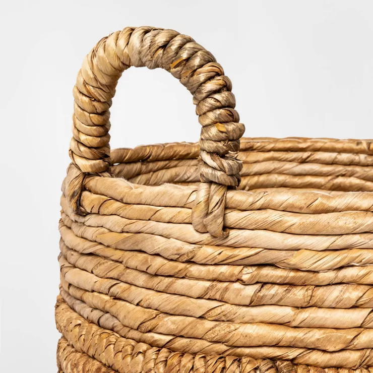 Large Natural Woven Round Basket - Threshold™ | Target