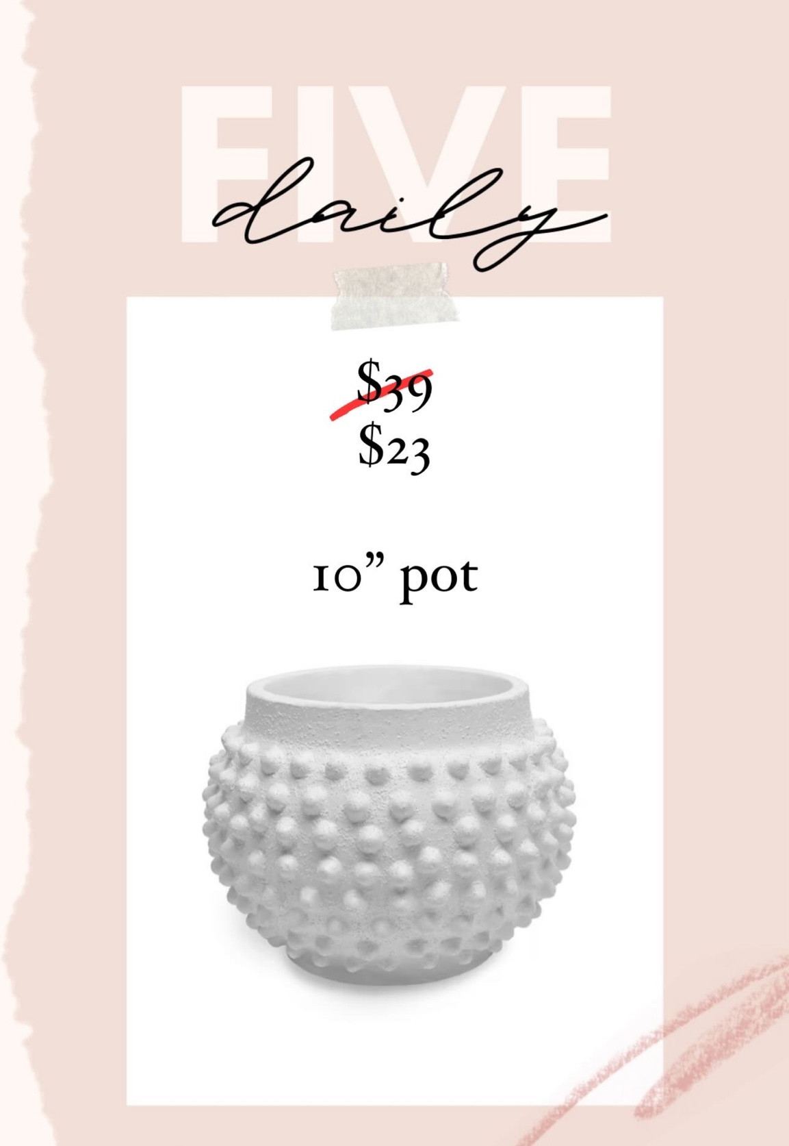 Home decor. Pot with drainage hole 

#LTKsalealert #LTKhome #LTKfindsunder50
