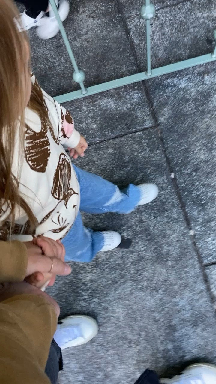 Livs first pair of jeans at Disney! They are such a 90s fit - high waisted faux rips perfect for kids and straight cut. She’s wearing a 5T and the sinch button is sized all the smallest it’ll go. 

#LTKfit #LTKkids #LTKunder50