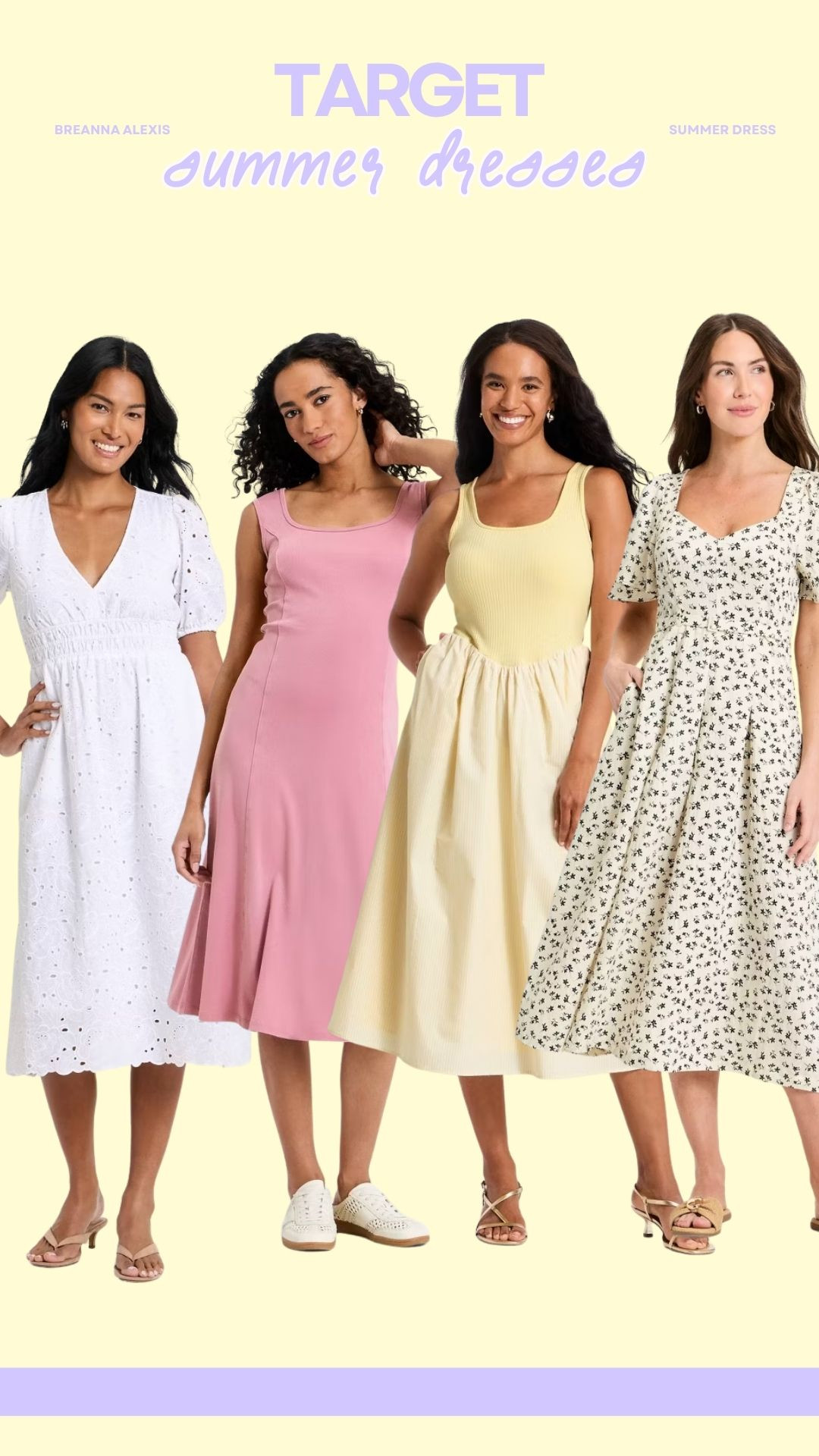 Target summer dresses! These midi dresses are perfect for a date night, running errands, or lunch with friends. 

 #LTKootd #LTKmomlife #LTKSeasonal