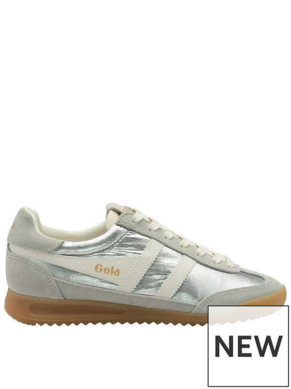 Gola Womens Firefly Metallic Trainer - Silver | Very (UK)