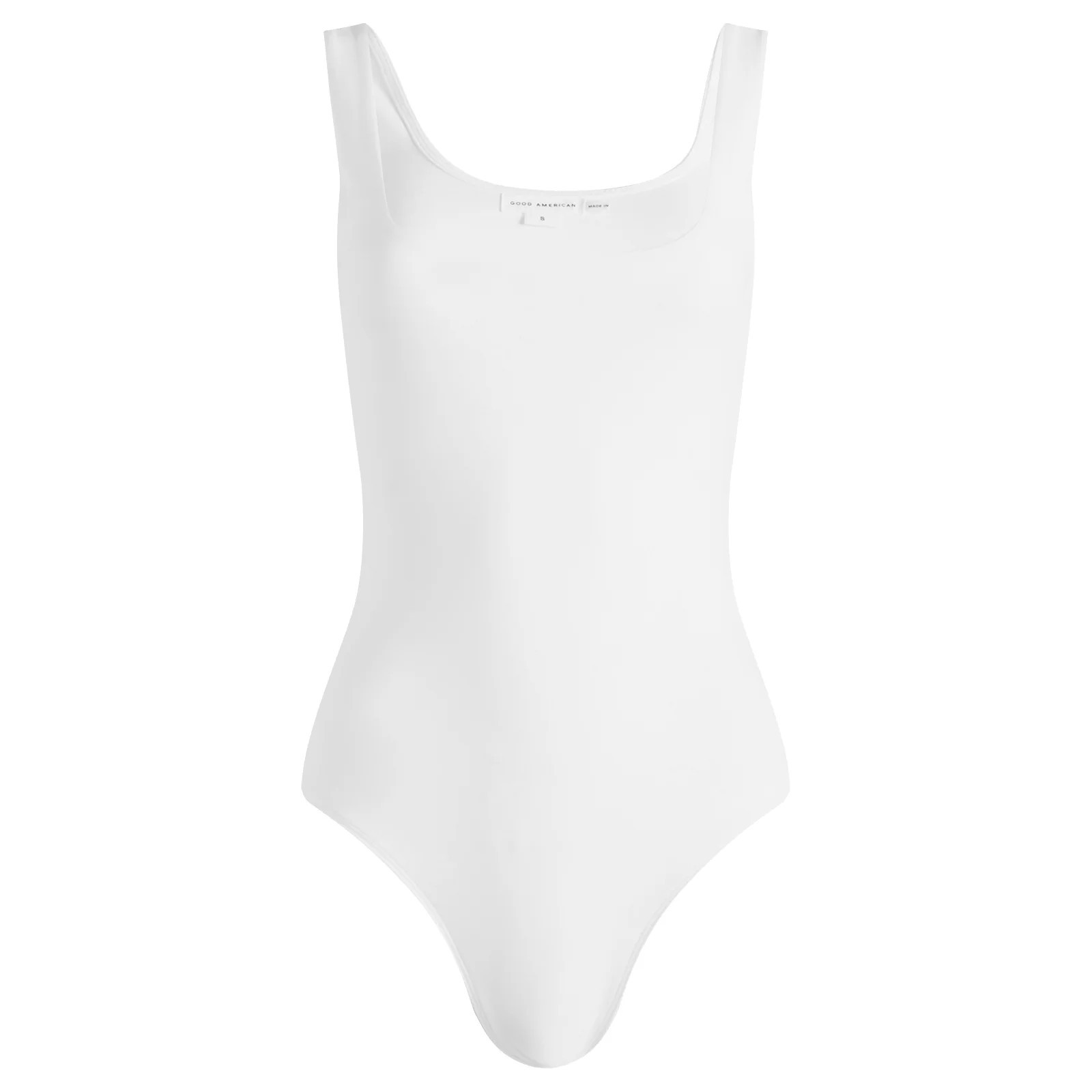 Good American Women's Scuba Modern Tank Body in White, Size Large | END. Clothing