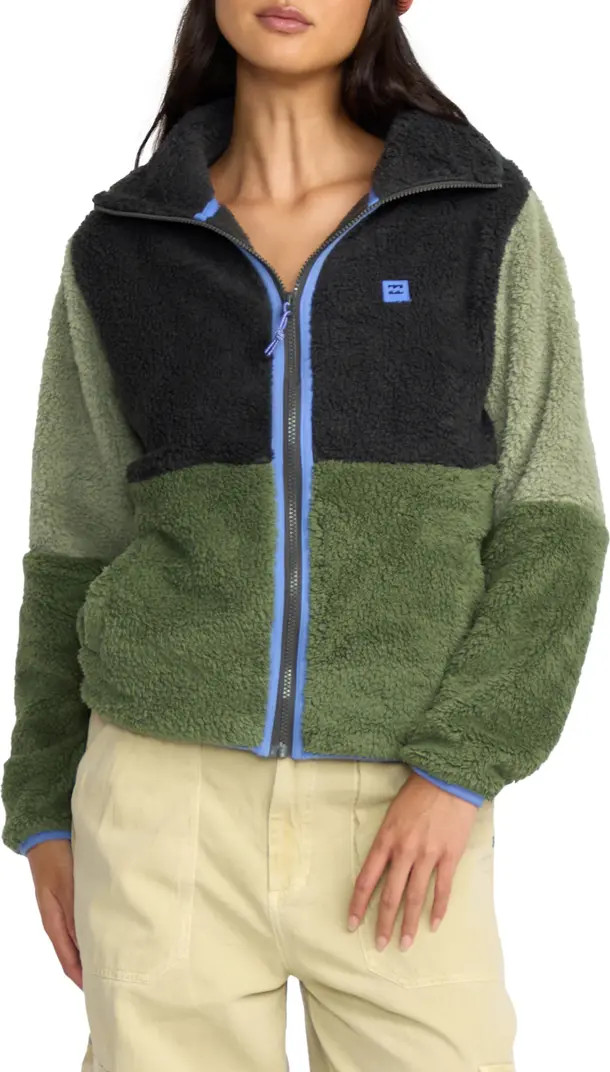 Billabong Switchback Zip High Pile Fleece Jacket | Nordstrom | Nordstrom