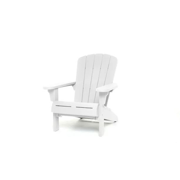 Keter Adirondack Chair, Resin Outdoor Furniture, White - Walmart.com | Walmart (US)
