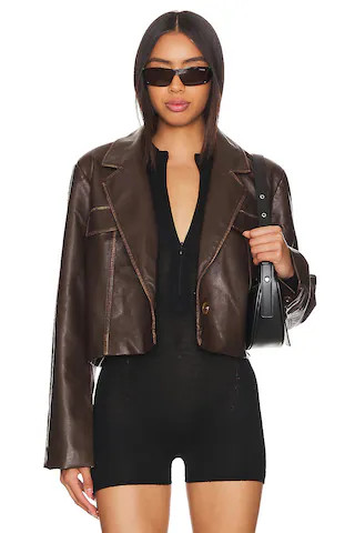 Blakely Faux Leather Jacket
                    
                    superdown | Revolve Clothing (Global)