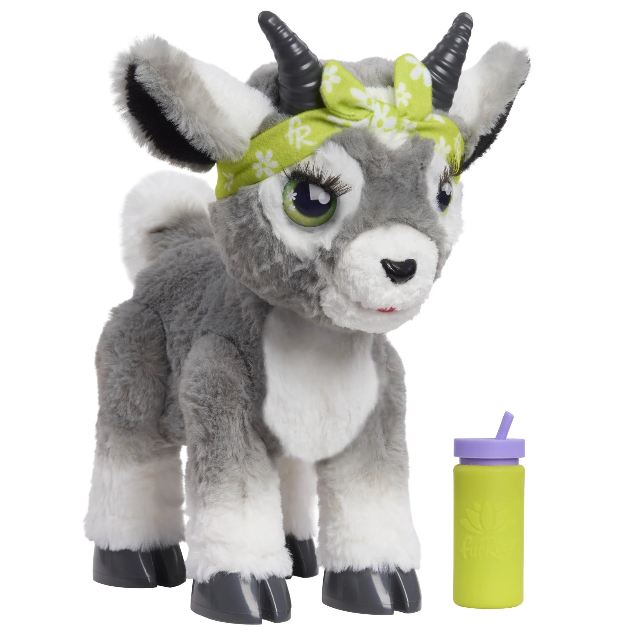 furReal Daisy the Yoga Goat Interactive Toy, 11-inch Realistic Plush Kids Toys for Ages | Walmart (US)