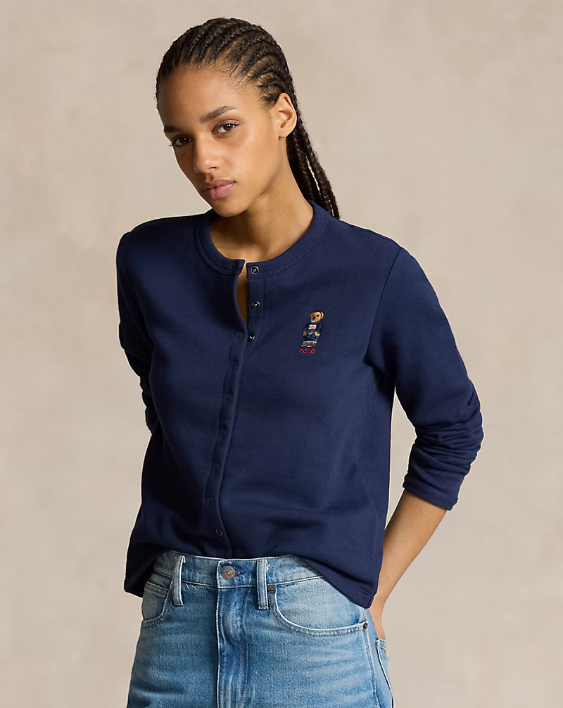 Polo Bear French Terry Cardigan | Ralph Lauren (UK)